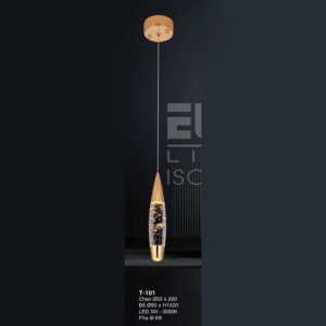 Đèn thả pha lê mặt dây chuyền T-101