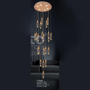 Đèn thả pha lê mặt dây chuyền T-103/22