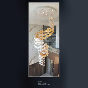 Đèn thả pha lê mặt dây chuyền T-123
