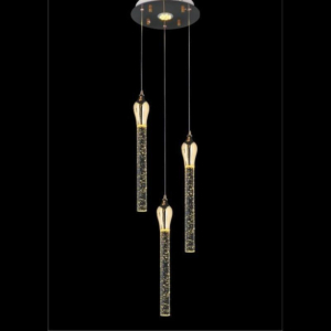 Đèn thả pha lê mặt dây chuyền T-6186/3