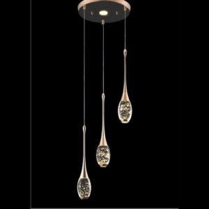 Đèn thả pha lê mặt dây chuyền T-6234/3