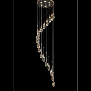 Đèn thả pha lê mặt dây chuyền T-6237/18