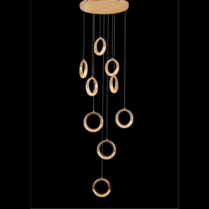 Đèn thả hợp kim pha lê T-6246/9