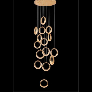 Đèn thả hợp kim pha lê T-6247/15