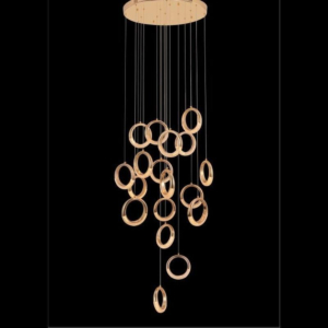 Đèn thả hợp kim pha lê T-6248/18