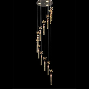 Đèn thả pha lê mặt dây chuyền T-6164/12