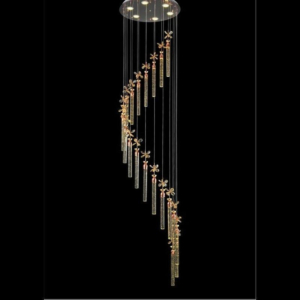 Đèn thả pha lê mặt dây chuyền T-6165/22