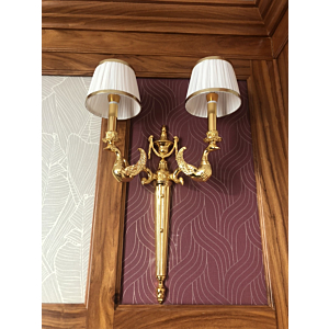 Đèn tường đồng nguyên chất xi vàng VD-906