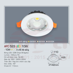 Đèn LED chiếu sáng cao cấp AFC-523-LED-10W-AST