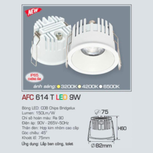 Đèn LED chiếu sáng cao cấp AFC-614-T-LED-9W-ASTT