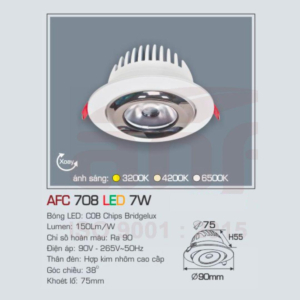 Đèn LED chiếu sáng cao cấp AFC-708-LED-7W-AST