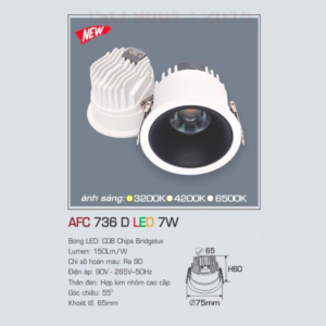 Đèn LED chiếu sáng cao cấp AFC-736-D-LED-7W-ASV
