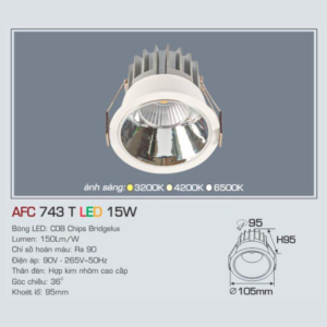 Đèn LED chiếu sáng cao cấp AFC-743-T-LED-15W-ASTT