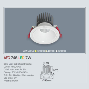 Đèn LED chiếu sáng cao cấp AFC-746-LED-7W-ASTT