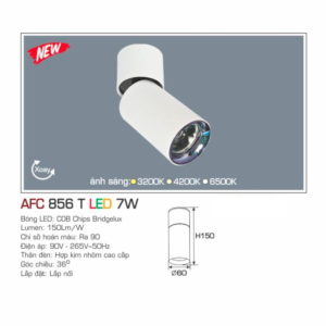 Đèn pha LED tiêu điểm cao cấp ánh sáng vàng AFC-856-T-LED-7W-ASV