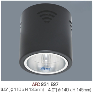 Downlight LED cao cấp AFC-231-4.0"-E27(Không-Bóng)