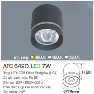 Đèn LED nổi cao cấp ánh sáng trắng AFC-642-D-LED-7W-AST