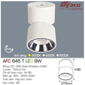 Đèn LED nổi cao cấp ánh sáng trung tính AFC-645-T-LED-9W-ASTT