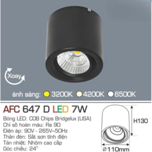 Đèn LED nổi cao cấp ánh sáng trung tính AFC-647-D-LED-7W-ASTT