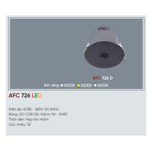 Đèn LED chiếu sáng cao cấp AFC-726-D-LED-9W-AST