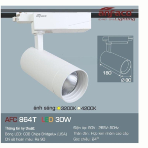 Đèn pha LED tiêu điểm cao cấp ánh sáng trung tính AFC-864-T-LED-30W-ASTT