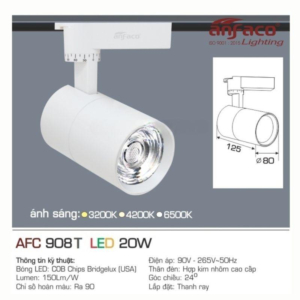 Đèn pha LED tiêu điểm cao cấp ánh sáng vàng AFC-908-T-LED-20W-RAY-ASV