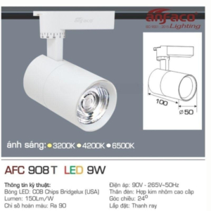 Đèn pha LED tiêu điểm cao cấp ánh sáng trung tính AFC-908-T-LED-9W-RAY-ASTT