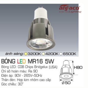 Đèn LED cao cấp ánh sáng vàng MR16-LED-5W-ASV