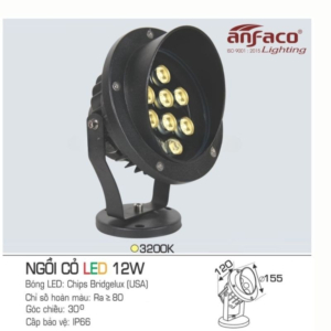 Đèn LED cắm cỏ cao cấp AFC-NGỒI-CỎ-LED-12W