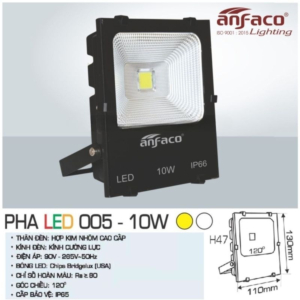 Đèn pha LED cao cấp ánh sáng vàng AFC-005-LED-10W-ASV