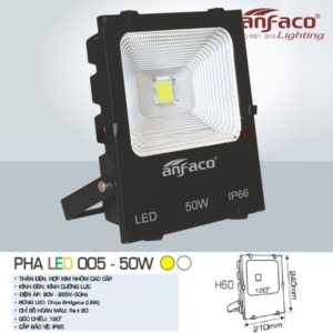 Đèn pha LED cao cấp ánh sáng trắng AFC-005-LED-50W-AST