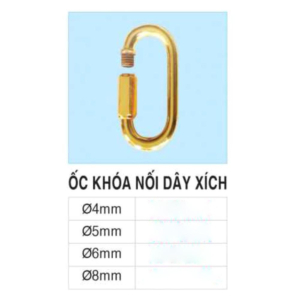Ốc khóa nối dây xích 4mm