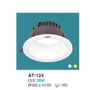 Đèn LED âm trần hợp kim nhôm cao cấp AT-124-AST