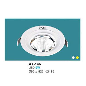 Đèn LED âm trần hợp kim nhôm cao cấp AT-146-AST
