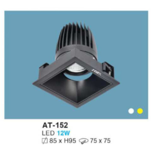 Downlight LED âm trần hợp kim nhôm cao cấp AT-152-ASV