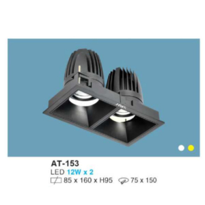Downlight LED âm trần hợp kim nhôm cao cấp AT-153-AST
