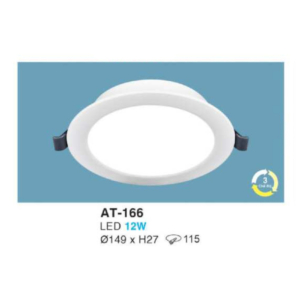 Downlight LED âm trần cao cấp AT-166