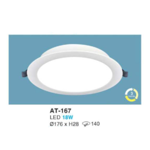 Downlight LED âm trần cao cấp AT-167