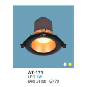 Downlight LED âm trần hợp kim nhôm cao cấp AT-174-ASV