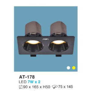 Downlight LED âm trần hợp kim nhôm cao cấp AT-178-AST