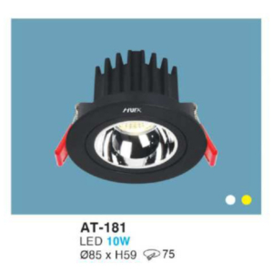 Downlight LED âm trần hợp kim nhôm cao cấp AT-181-AST