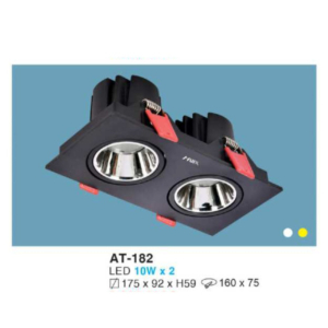 Downlight LED âm trần hợp kim nhôm cao cấp AT-182-AST