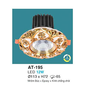 Đèn âm trần cao cấp AT-195