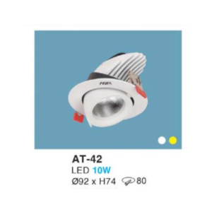 Downlight LED âm trần hợp kim nhôm cao cấp AT-42-ASV