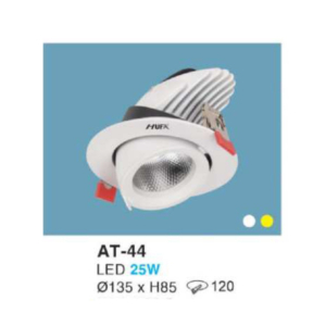 Downlight LED âm trần hợp kim nhôm cao cấp AT-44-AST