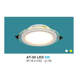 Downlight LED âm trần kiếng cao cấp AT-50-ASV