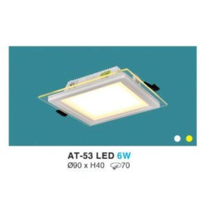 Downlight LED âm trần kiếng cao cấp AT-53-AST