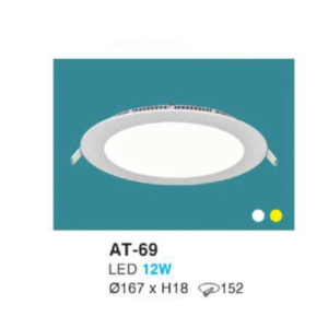 Downlight LED âm trần siêu mỏng cao cấp AT-69-ASV
