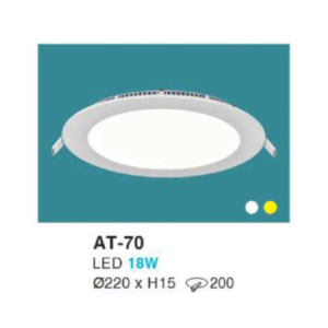 Downlight LED âm trần siêu mỏng cao cấp AT-70-ASV