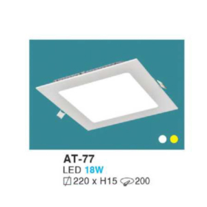 Downlight LED âm trần siêu mỏng cao cấp AT-77-AST